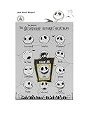 Disney Parks Nightmare Before Christmas Jack Skellington Mood Magnet Sign