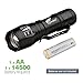 HAUSBELL 2 Pack Ultra Bright Flashlight, Zoomable Tactical Flashlight with 3 Modes for Camping, Hiking, Fishing, Power Outages, Emergency