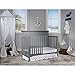 The Dream On Me Chesapeake 5-in-1 Convertible Crib, Storm Grey