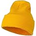 12 Inch Long Knitted Beanie - Yellow OSFM