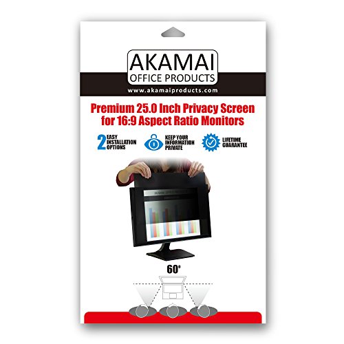 25.0 Inch (Diagonally Measured) Privacy Screen Filter for Widescreen Computer Monitors-Anti Glare
