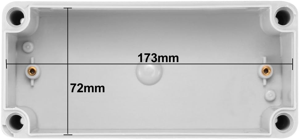 sourcingmap 180x80x72mm Electronic ABS Plastic DIY Junction Box Enclosure Case Beige - Image 5
