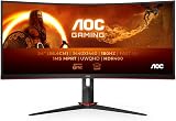 AOC CU34G2XPD/BK 34 inch Curved UW-QHD 180Hz Fast VA 1ms MPRT HDR400 view 2