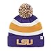 '47 NCAA LSU Tigers Breakaway Cuff Knit Hat, One Size Fits Most, Purple