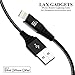 LAX iPhone Charger Lightning Cable - MFi Certified Durable Braided Apple Lightning USB Cord for iPhone 11/11 Pro Max/XS Max/X/iPad, iPod & More