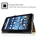 Fintie Folio Case for Fire 7 2015 - Slim Fit Premium Vegan Leather Standing Protective Cover Case for Amazon Fire 7 Tablet (will only fit Fire 7