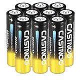 6800mAh 18650 Rechargable Battery(Button Top),10 Packs 3.7V Li-ion Batteries for Led Flashlight