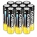 6800mAh 18650 Rechargable Battery(Button Top),10 Packs 3.7V Li-ion Batteries for Led Flashlight