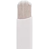 Chuse A16 50pcs Permanent Makeup Manual Eyebrow Tattoo Needle Embroidery Arc Blade 16 Curved Needles