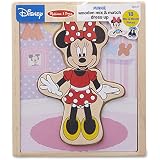 Melissa & Doug Disney Minnie Mouse Magnetic Dress-Up Wooden Doll Pretend Play Set (35+ pcs)