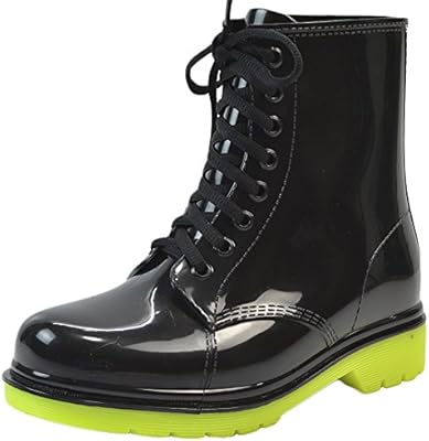 rain boots lace up