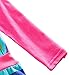 Unicorn Pony Dress Colorful Striped Cartoon Girls Dress (6t, Pink L)