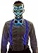 NEON NIGHTLIFE Light Up Bow Tie for Men, Blue