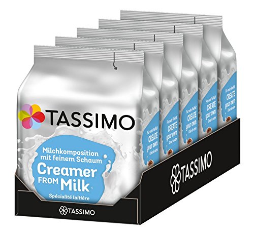 [- Tassimo Milk Creamer Pods (Case of 5, Total 80 pods, 80 servings)  -]
