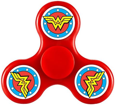 Hand Toy Fidget Spinner Wonder Woman Hand Fidget Pocket Toy For Adults And Kids Easy To Carry Killing Time Release Stress