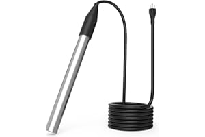 BSUOWEK 1800W Immersion Water Heater for Pool, Electric Bathtub Submersible Water Heater for Hot Tube, Large Inflatable Swimming Pool, Stock Tank & Bucket, Portable Anti-scalding Fast Heat (B1) (B#1)