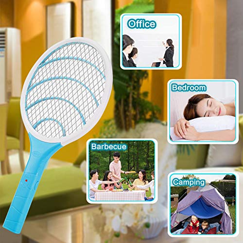 Bug Zapper Electric Fly Swatter Handheld 3000volt Mosquito Fly Killer