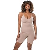 HeyShape Women's Seamless Tummy Control Waist Trainer Bodysuit - Full-Body Sculpting Shapewear with Round Neck