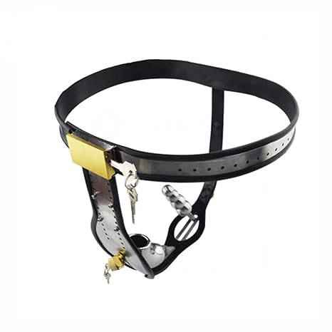 ZWFUN Edelstahl Men Herren Unterwäsche Unterhosen Männer Keuschheitsgürtel für Party Sex Spielzeug mit Analplug Cock Cage Pen