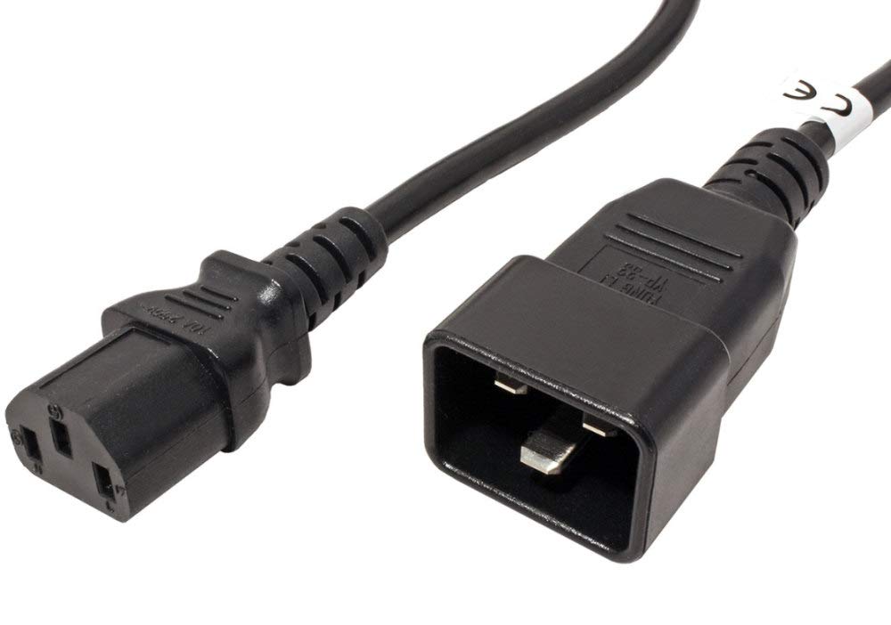 SinLoon C20 a C13+Euro Y Splitter cavo di alimentazione IEC 320 C20 maschio a presa C13+Euro AC cavo di conversione adatto per UPS PDU PSU Etc