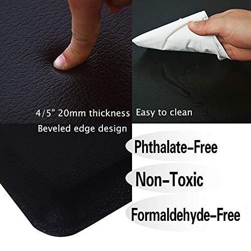 U'Artlines Anti Fatigue Comfort Floor Mat, 4/5“ Inch Thick Cushioned