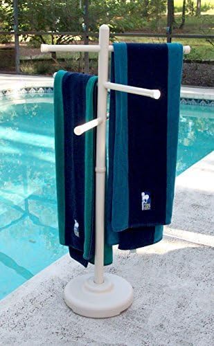 Outdoor Spa and Pool Towel Rack - Bone by Outdoor Lamp Company