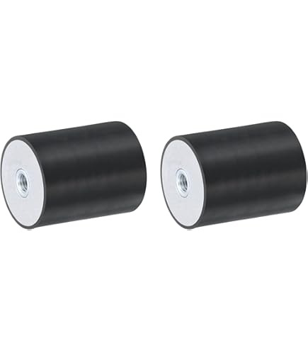 QUARKZMAN M6 Gewindebuchsen - 8 Stück Vibrationsisolatoren Aus Gummi Für Motoren & Fitnessgeräte