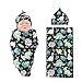 NZRVAWS Newbron Receiving Blankets for Boys Dinosaur Baby Swaddle Wrap Soft Baby Blankets with Hat