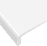 Eurocell 150mm Black Ash UPVC Window Board Capping 1.25m Long 9mm Thick view 4