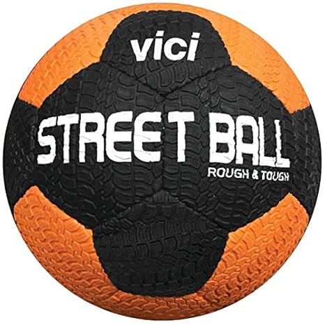 VICI Calle balón de fútbol - tamaño Negro/Naranja, 5: Amazon.es ...