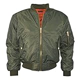 Fedi Apparel Plus size Bomber Jacket Parka Padded Basic Biker Outerwear Coat