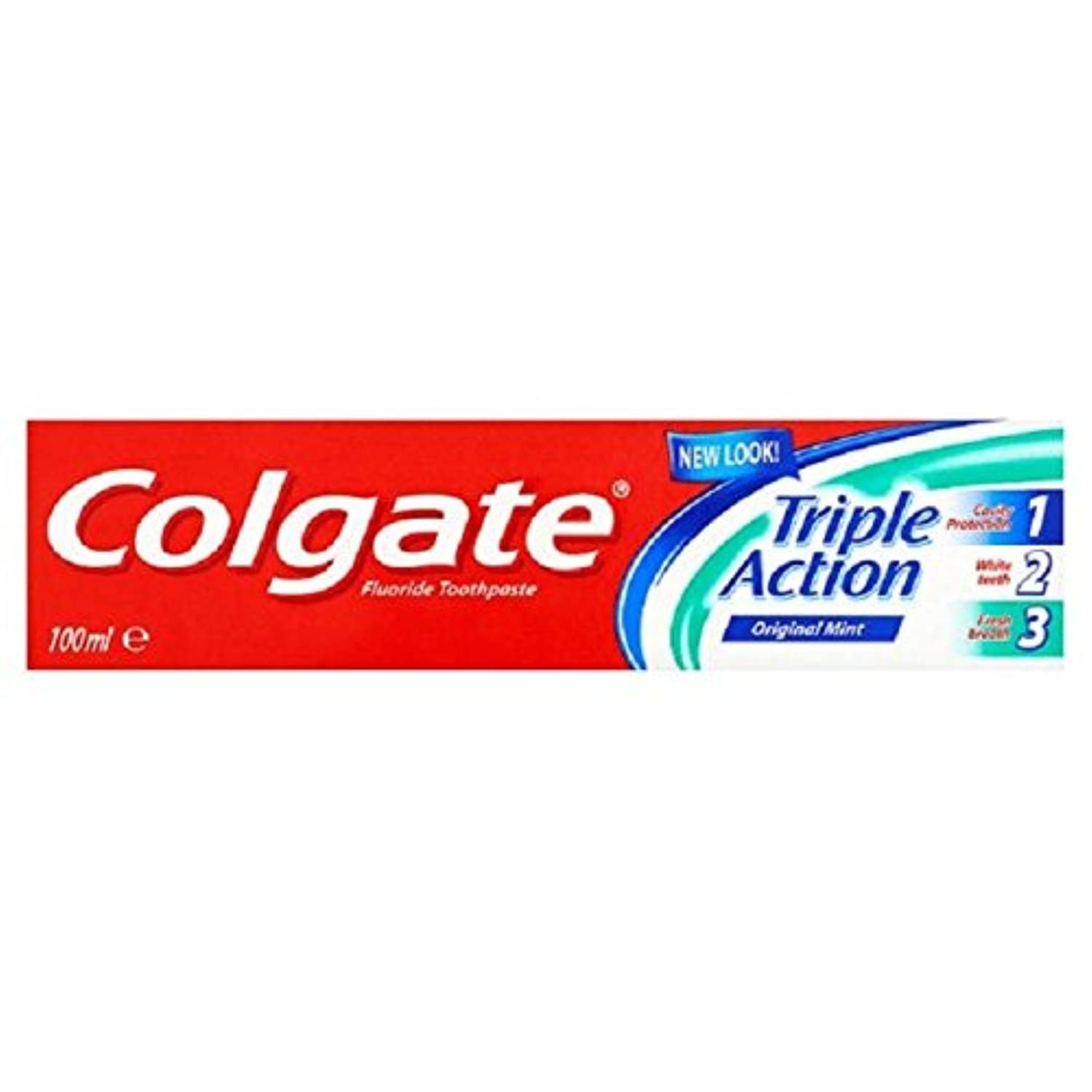 Colgate triple action original mint fluoride toothpaste 100ml pack of 1