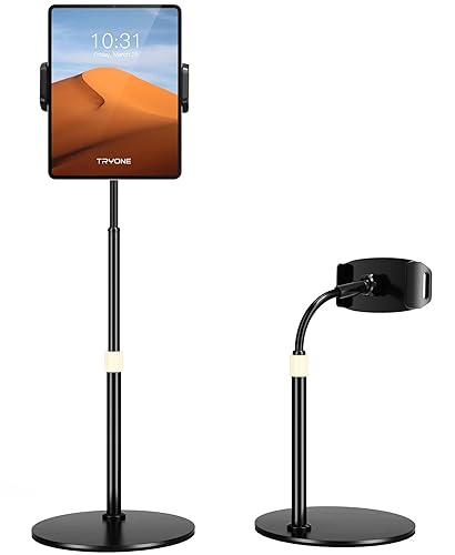 Tryone Tablet Holder Stand Adjustable iPad Holder Stand with