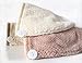 THE ELEMNT Microfiber Hair Towel - Quick Dry Hair Twist Drying Towel - 3 Pack Luxe Hair Towel