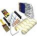 25 Piece Great Painters 9 inch paint kit,paint roller,paint rollers,4 inch high density mini paint roller,4 inch paint roller handle,paint brush,angle sash paint brush,high density paint roller covers