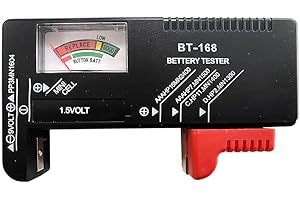 1 PC Analog Digital Dual Battery Tester Plastic For Measuring Battery Capacity Of Various Devices, Home Need To Check Battery