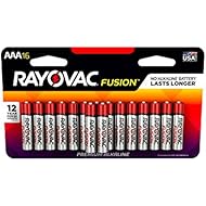 Rayovac Fusion AAA Batteries, Premium Alkaline Triple A Batteries (16 BatteryCount)