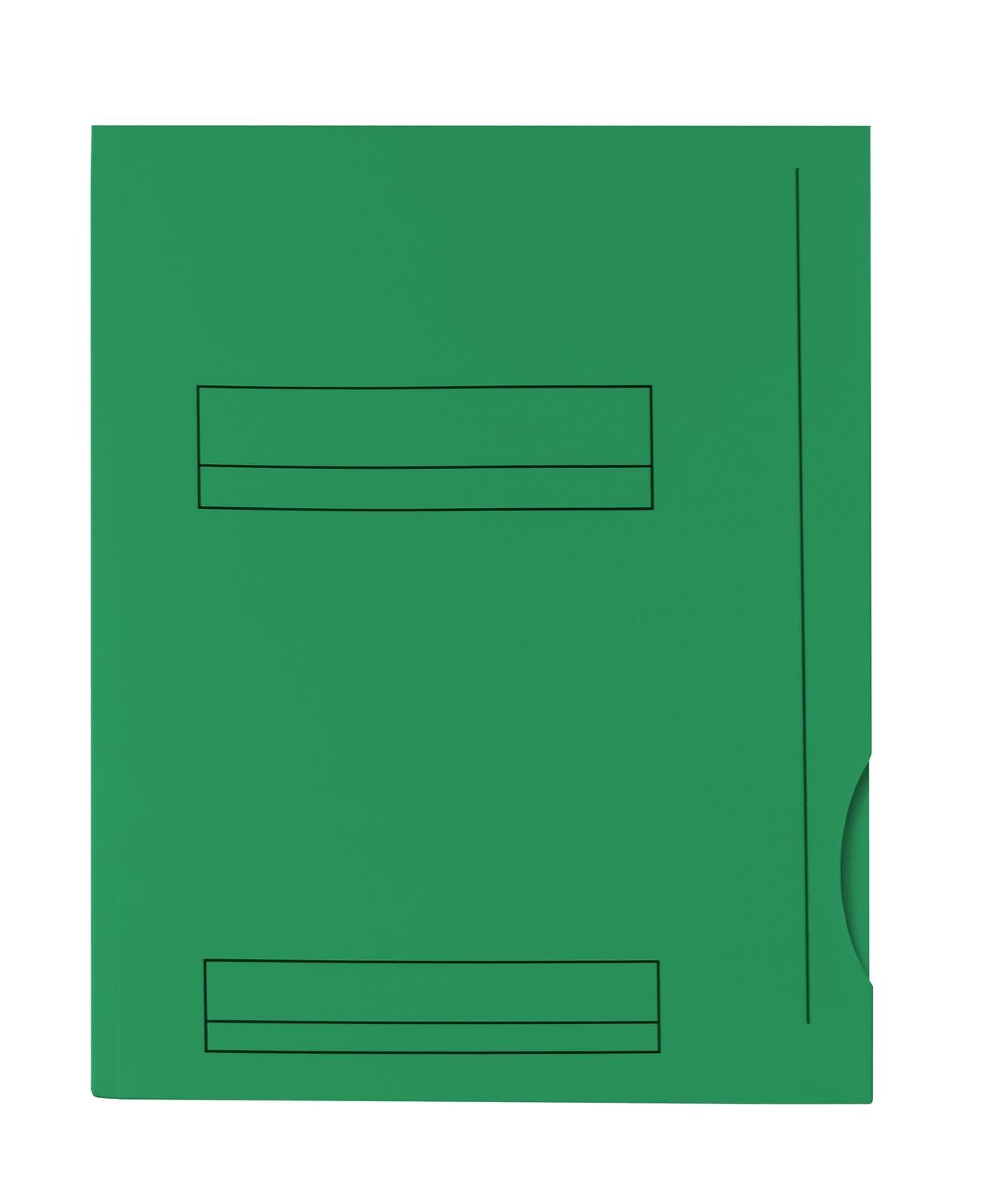 Hamelin 48698 Shirt Fast Print 240 x 315 mm 2 Side Flaps Notch Visit Card Slot Pack of 50 Green