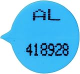 GoSecure Numbered Round Security Seals Blue S3B Pack of 500 Mailing Pouches view 1