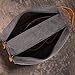 Kemy's Toiletry Bag for Men, Men's Travel Dopp Kit, Canvas Shaving Bag With Dual Compartments for Toiletries Accessories
