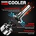 9005 LED Headlight Bulbs High Beam, Marsauto Super Bright HB3 Headlamp Conversion Kit with Fan, CANbus-Ready IP67 CSP Chips 6000K Xenon White 2-Pack