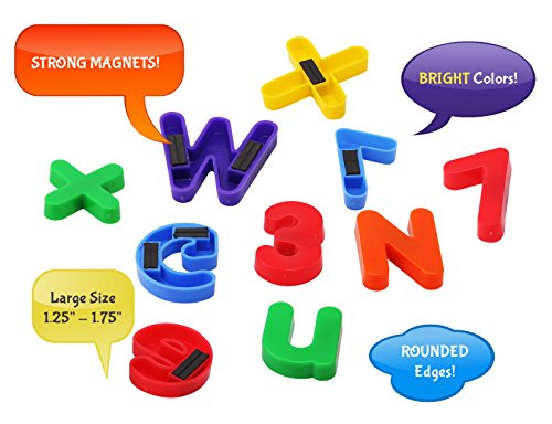 2 EduKid+Toys+Magnetic+Letters+Numbers