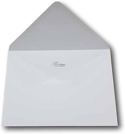 50 Enveloppe Prestige Luxurieuse Pour Carte De VÅux Cadeau Noel Invitation Et Mariage Patte Pointue Gommee