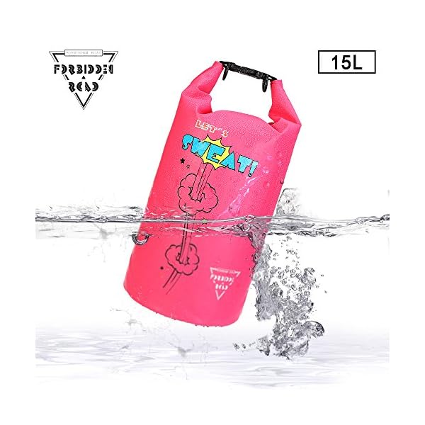 Forbidden-Road-5L-10L-15L-Waterproof-Dry-Bag-8-Colors-Dry-Sack-Roll-Top-Dry-Compression-Sack-Keeps-Gear-Dry-for-Kayaking-Boating-Camping-Canoeing-Fishing-Skiing-Snowboarding-Swimming-Surfing-Sports Forbidden-Road-5L-10L-15L-Waterproof-Dry-Bag-8-Colors-Dry-Sack-Roll-Top-Dry-Compression-Sack-Keeps-Gear-Dry-for-Kayaking-Boating-Camping-Canoeing-Fishing-Skiing-Snowboarding-Swimming-Surfing-Sports