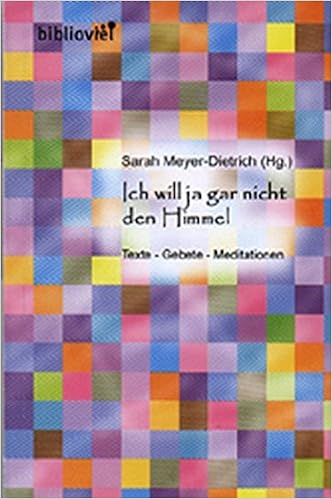 Ich Will Ja Gar Nicht Den Himmel Dein Wort Bd 1 Amazon De Meyer Dietrich Sarah Liwa Tom Meyer Dietrich Inge Regener Sven Bucher