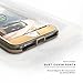 Zizo ION Series Compatible with iPhone 6S Plus Case Military Grade Drop Tested with Tempered Glass Screen Protector iPhone 6 Plus Case Gold Clear
