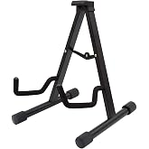 EASTROCK Professional Portable Tripod A Frame Guitar Stand,Black | Folding Guitar Stand,for Acoustic Guitar Electric Guitar Bass