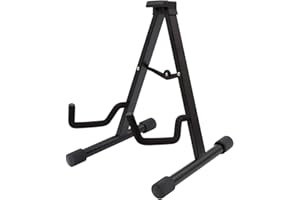 EASTROCK Guitar Stand Floor Professional Portable Black Tripod Adjustable A Frame Acoustic Guitar Stand Multiple Guitars for Acoustic Guitar Electric Guitar Bass (A Guitar Stand)