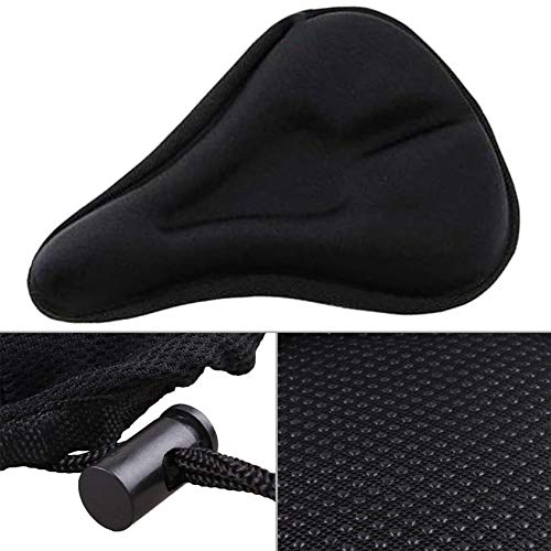 Florenceenid Silicone Gel Thick Soft Bicycle Bike Cycling Saddle Seat Cover Cushion Pad - Thumbnail 2