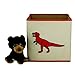 Cubes Kids Storage Organization Bins Boxes Collapsible (Set of 3) 10 inch (Dino - Set of 3)